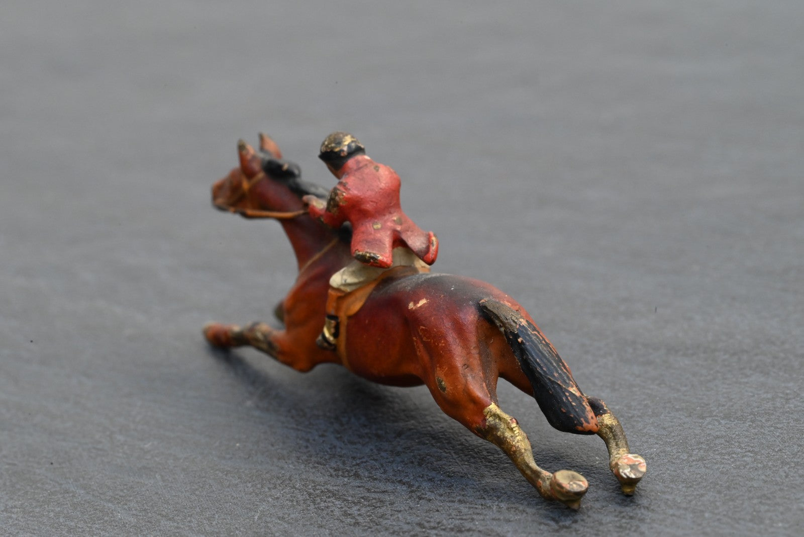 Awesome Austrian Vienna Cold Painted Bronze Figure of Jockey Riding Racehorse7