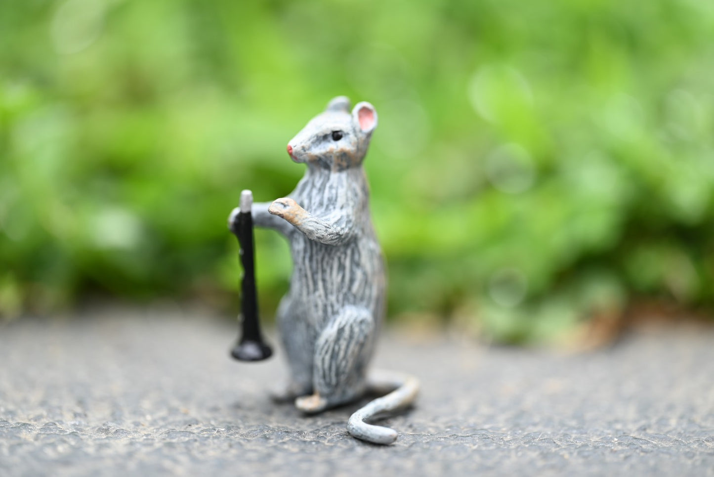 Fritz Bermann Austrian Vienna Cold Painted Bronze Mouse / Rat Playing Clarinet2