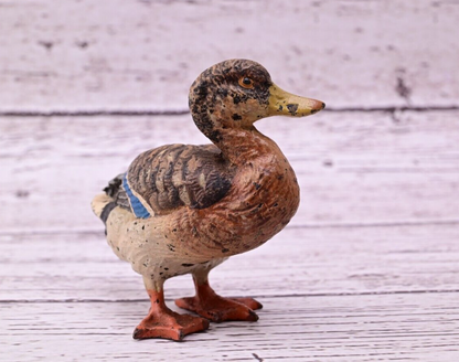 Gorgeous Antique Austrian Vienna Cold Painted Bronze Figure of Mallard Duck3