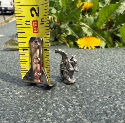 Lovely Antique / Vintage Italian Sterling Silver .925 Solid Figure of Squirrel6
