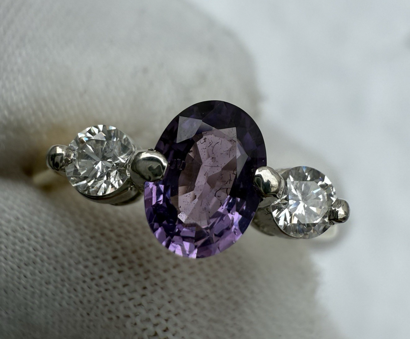 Fantastic Vintage Natural Sapphire & Diamond Ring in 18K Yellow Gold2
