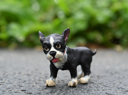 Fritz Bermann Austrian Vienna Cold Painted Bronze Figure of Boston Terrier Puppy5