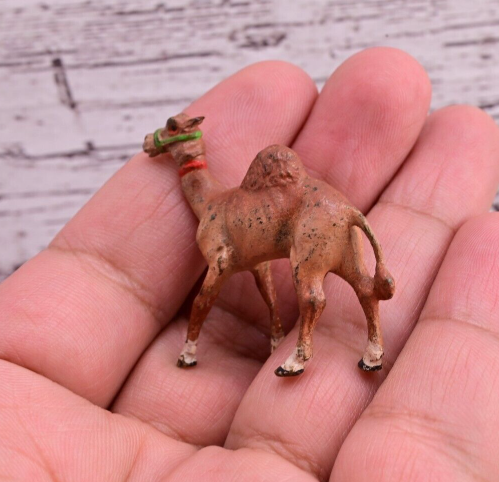 Original Miniature Antique Austrian Vienna Cold Painted Bronze of Desert Camel10