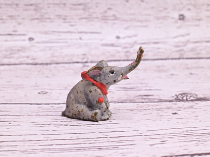 Original Miniature Antique Austrian Vienna Cold Painted Bronze of Elephant0