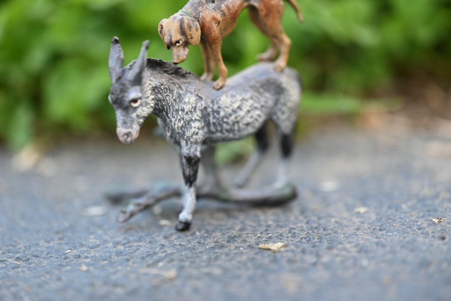Austrian Vienna Cold Painted Bronze Figural Group of "Bremen Town Musicians"8