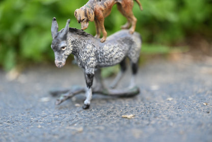 Austrian Vienna Cold Painted Bronze Figural Group of "Bremen Town Musicians"8