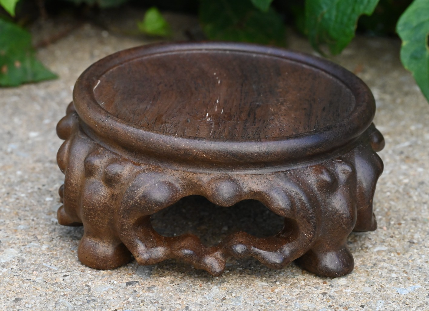 Wonderful Chinese Hand Carved Solid Root Display Base3