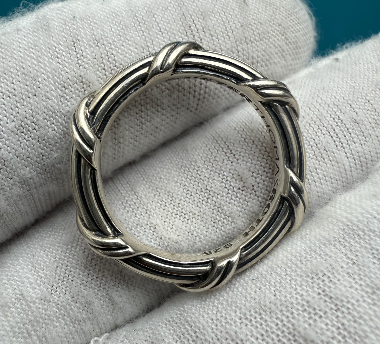 Vintage Solid Sterling Silver Ring by Peter Thomas Roth3
