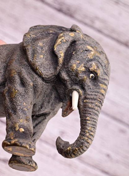 High Quality Antique Austrian Vienna Cold Painted Bronze Figure of Elephant4