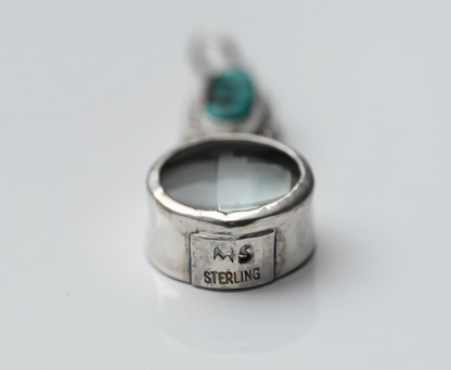 Sterling Silver Southwest Jewelers Loupe with Blue Turquoise2