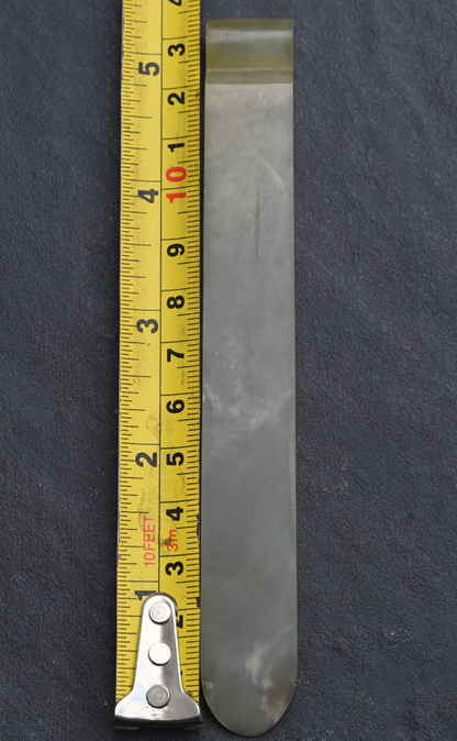 Translucent Chinese Antique Hand Carved Jade Precious Object Hairpin / Brushrest2