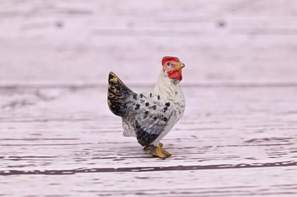 Amazing Antique Austrian Vienna Cold Painted Bronze Figure of Miniature Hen ￼0