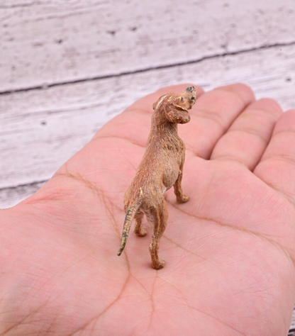 Antique 1900s Austrian Vienna Cold Painted Bronze Figure of Labrador Retriever8