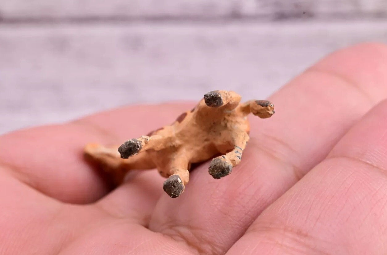 Collectible Antique Austrian Vienna Cold Painted Bronze Figure of Little Giraffe10