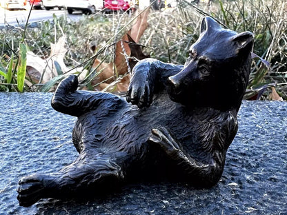 Awesome Austrian Vienna Style Bronze Paperweight of Playful Bear10