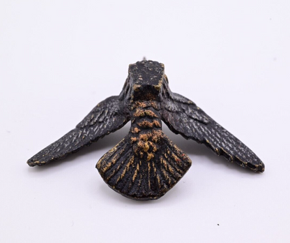 Rare Form Antique Austrian Vienna Cold Painted Bronze Figure of Hummingbird7