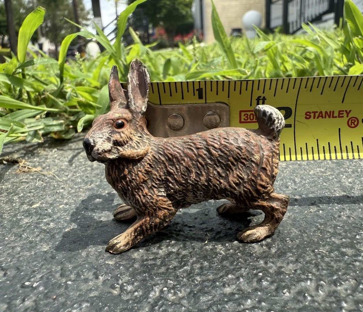 Life Like Antique Austrian Vienna Cold Painted Bronze of Brown Rabbit11