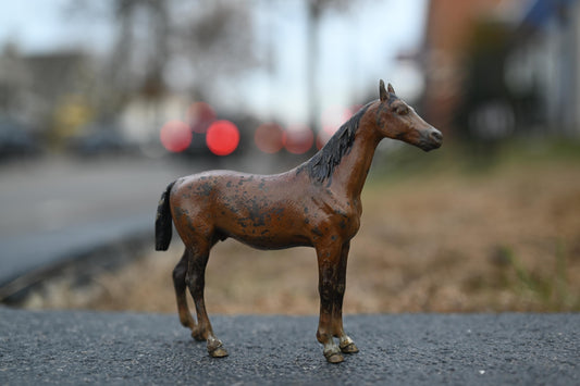 Antique Cold Painted Austrian Vienna Bronze Horse by Franz Bergmann0