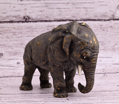 High Quality Antique Austrian Vienna Cold Painted Bronze Figure of Elephant10