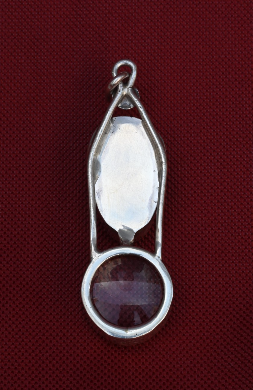 Awesome Signed Sterling Silver Southwest Jewelers Loupe W/ Labradorite Skull5