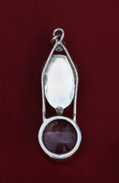 Awesome Signed Sterling Silver Southwest Jewelers Loupe W/ Labradorite Skull5