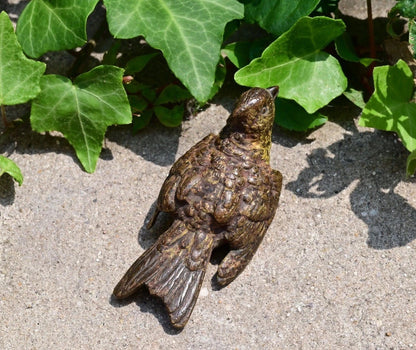 Antique 1900s Austrian Vienna Cold Painted Bronze Bird3