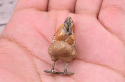 Attractive Antique Austrian Vienna Cold Painted Bronze Figure of Brown Hen4
