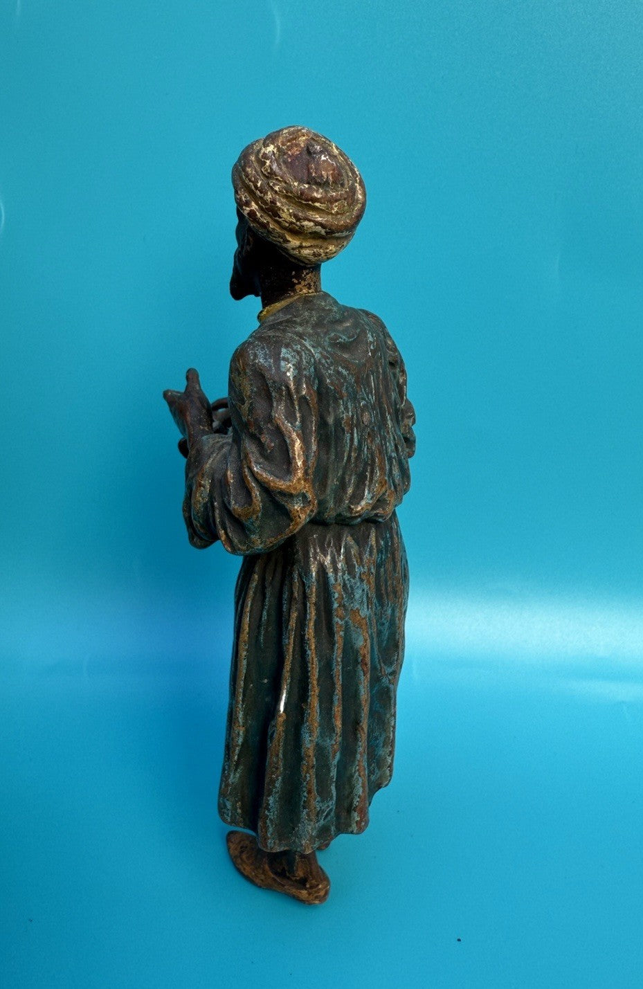Antique Franz Bergman Austrian Vienna Cold Painted Bronze Figure of Bedouin Arab2
