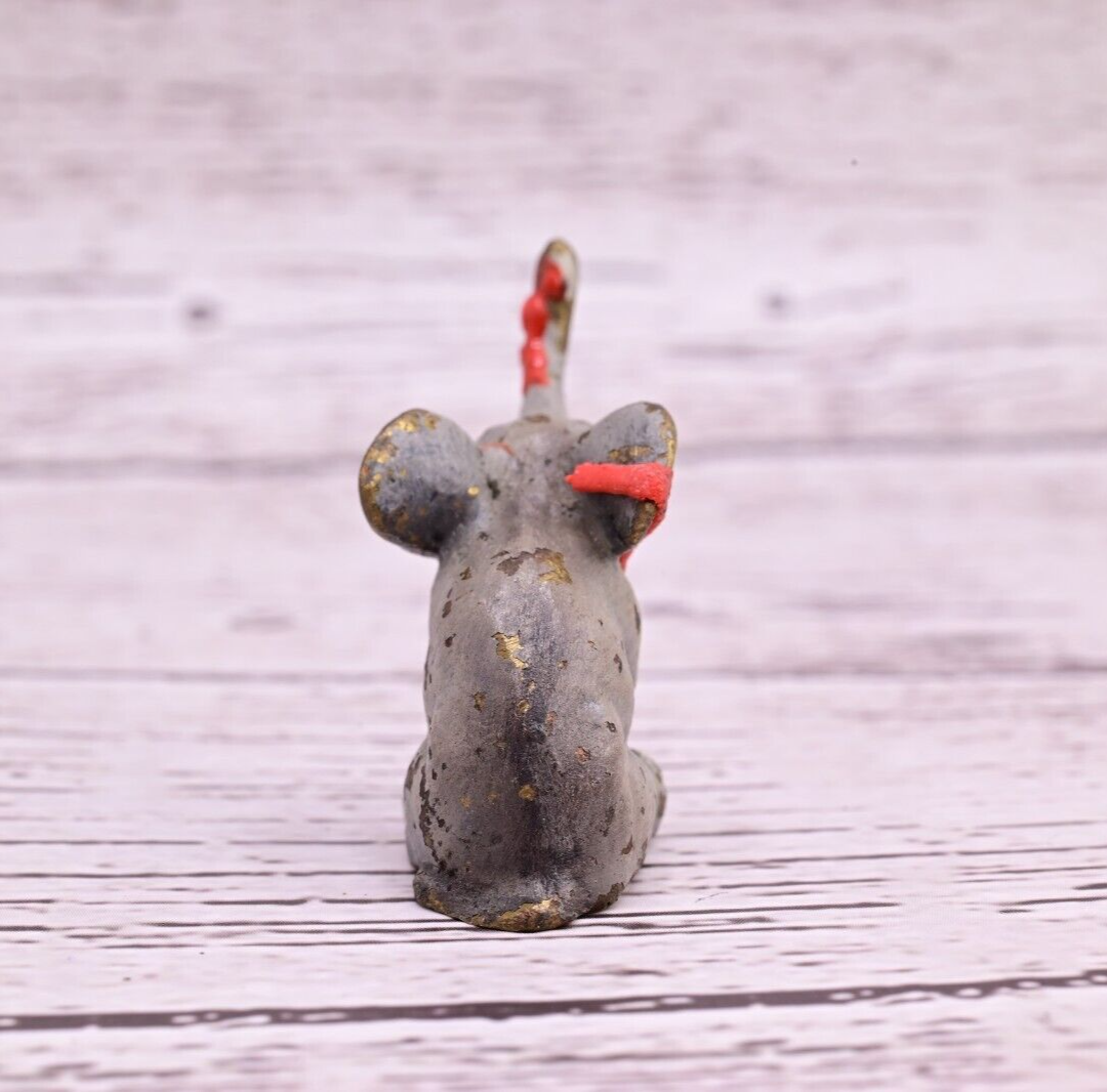 Original Miniature Antique Austrian Vienna Cold Painted Bronze of Elephant2