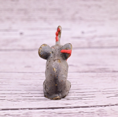 Original Miniature Antique Austrian Vienna Cold Painted Bronze of Elephant2