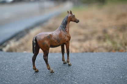 Antique Cold Painted Austrian Vienna Bronze Horse by Franz Bergmann3
