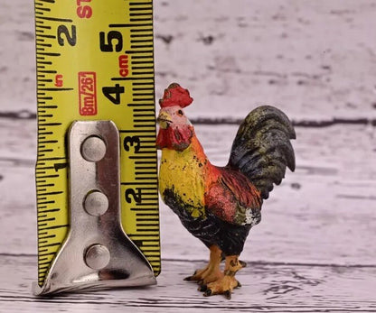 Stunning Antique Austrian Vienna Cold Painted Bronze of Little Rooster10