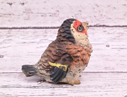 Super Cute Antique Austrian Vienna Cold Painted Bronze Figure of Goldfinch5