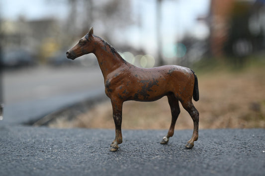Antique Cold Painted Austrian Vienna Bronze Horse by Franz Bergmann1