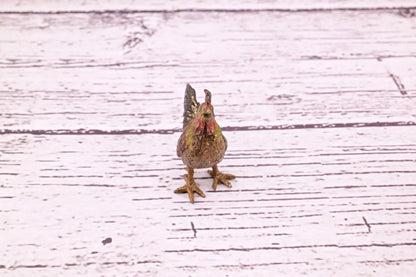 Gorgeous Antique Austrian Vienna Cold Painted Bronze Figure of Roost11