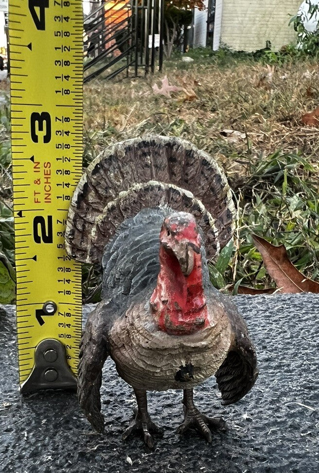 Beautiful  Antique Austrian Vienna Cold Painted Bronze Figure of Turkey8