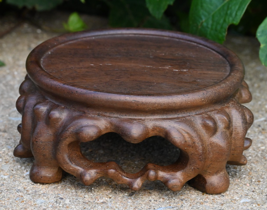 Wonderful Chinese Hand Carved Solid Root Display Base0