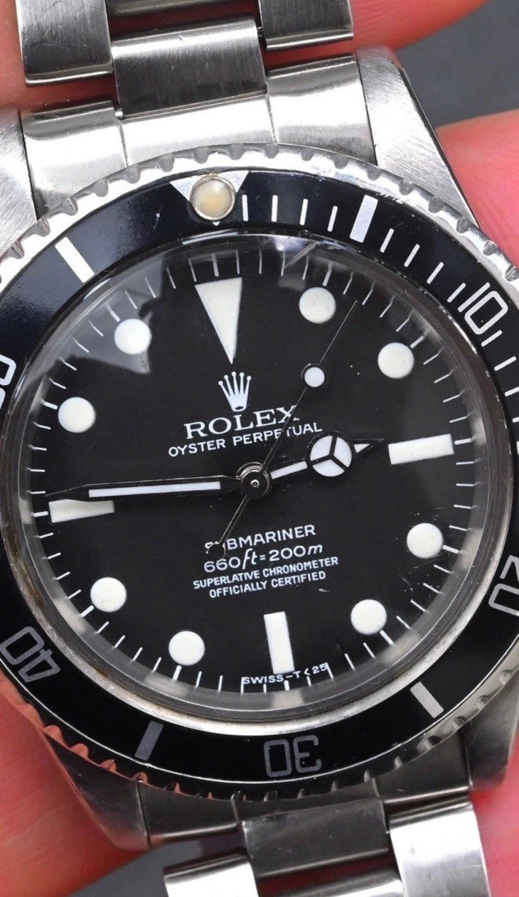 Rare Collector Piece Ref. 5512 Rolex No Date Submariner Watch1