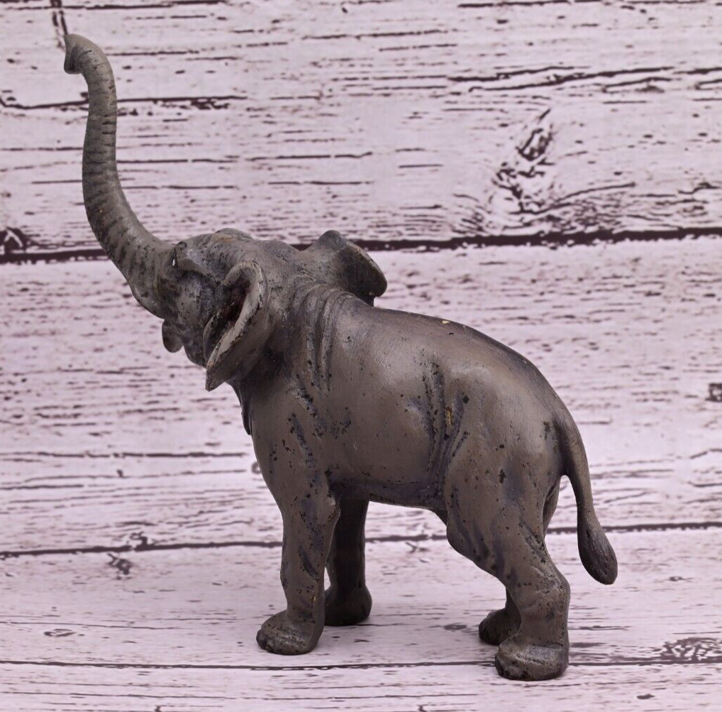 Beautiful Antique Austrian Vienna Cold Painted Bronze Figure of Elephant3