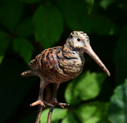 Beautiful Antique Austrian Vienna Cold Painted Bronze Figure of Woodcock2