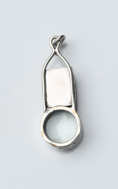 Sterling Silver Southwestern Jewelers Loupe with Black Onyx Roman Intaglio2