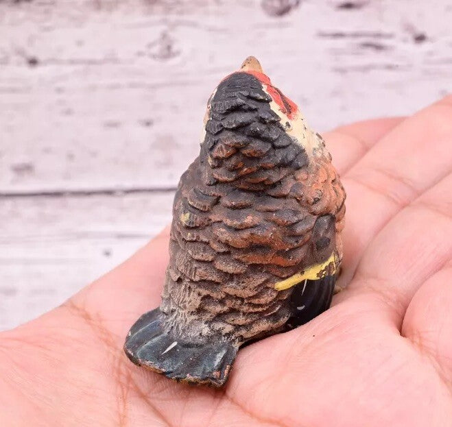 Super Cute Antique Austrian Vienna Cold Painted Bronze Figure of Goldfinch10