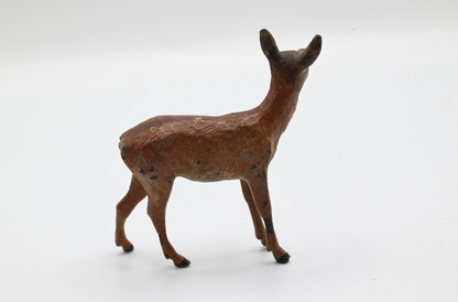 Beautiful Little Antique Austrian Vienna Cold Painted Bronze Figure of Deer4