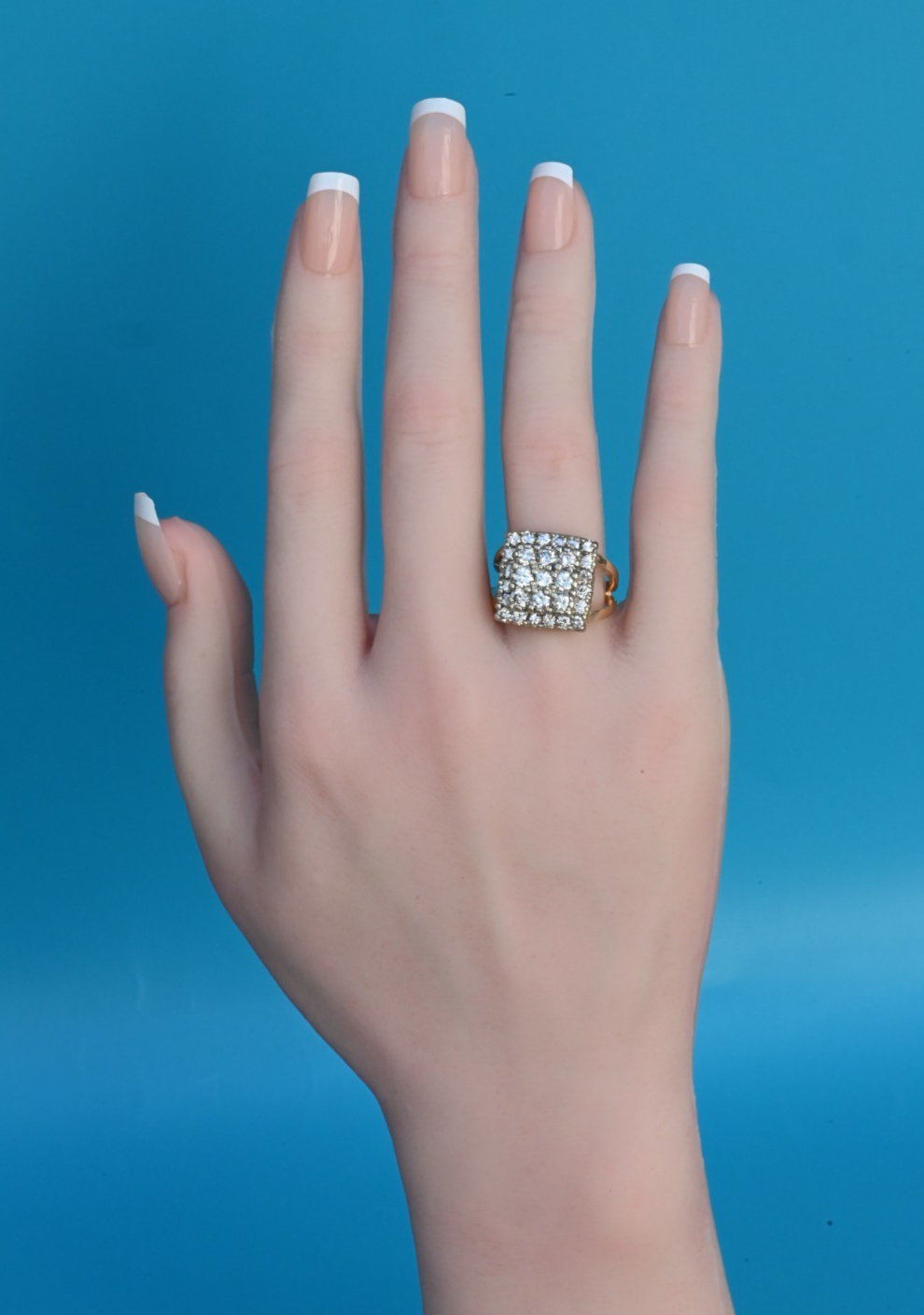 Gorgeous 14k Yellow Gold Ring W/ Natural High Quality Diamonds2