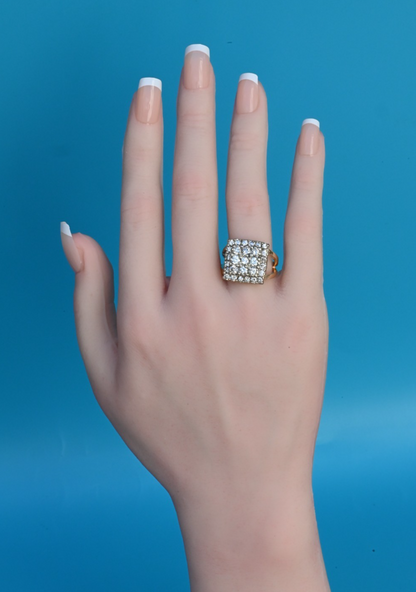 Gorgeous 14k Yellow Gold Ring W/ Natural High Quality Diamonds2