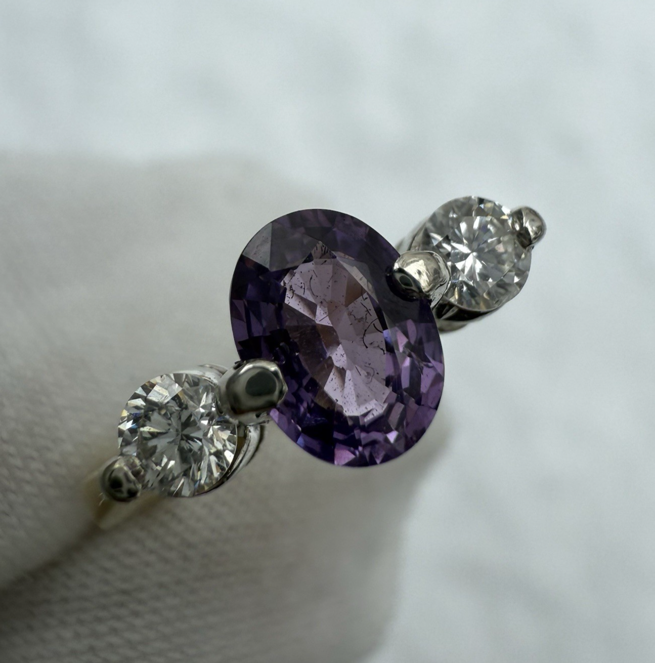 Fantastic Vintage Natural Sapphire & Diamond Ring in 18K Yellow Gold4