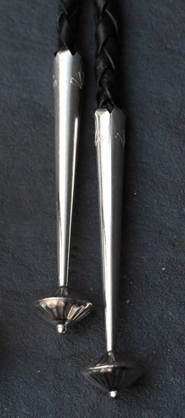 Southwestern Sterling Silver Bolo Tie Scorpion Motif by Kenny Ray McNeilly Jr5