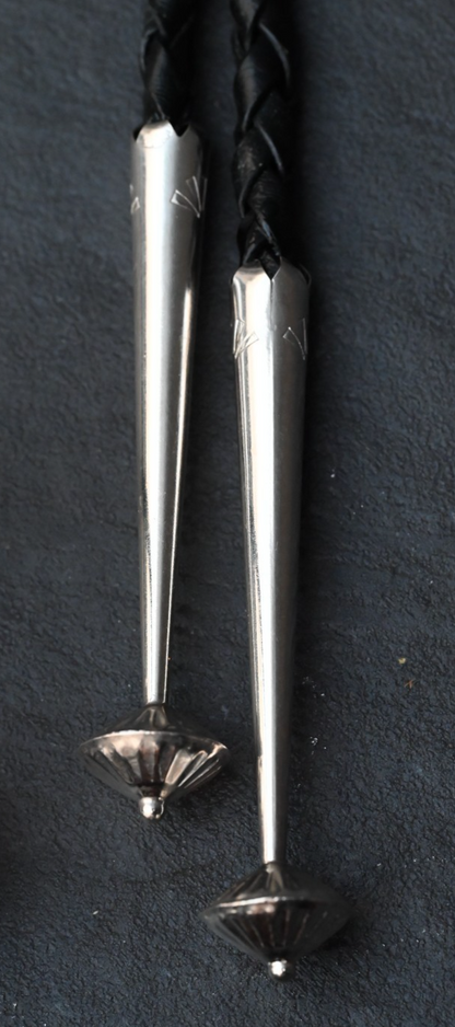 Southwestern Sterling Silver Bolo Tie Scorpion Motif by Kenny Ray McNeilly Jr5