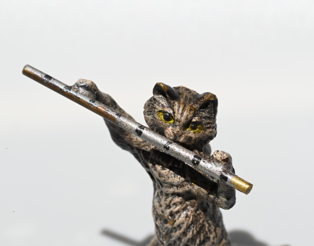 Rare Antique Franz Bergmann Austrian Vienna Cold Painted Bronze Cat Orchestra8
