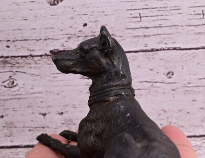 Antique Austrian Vienna *Style* Cold Painted Bronze Dog Possibly German Made5